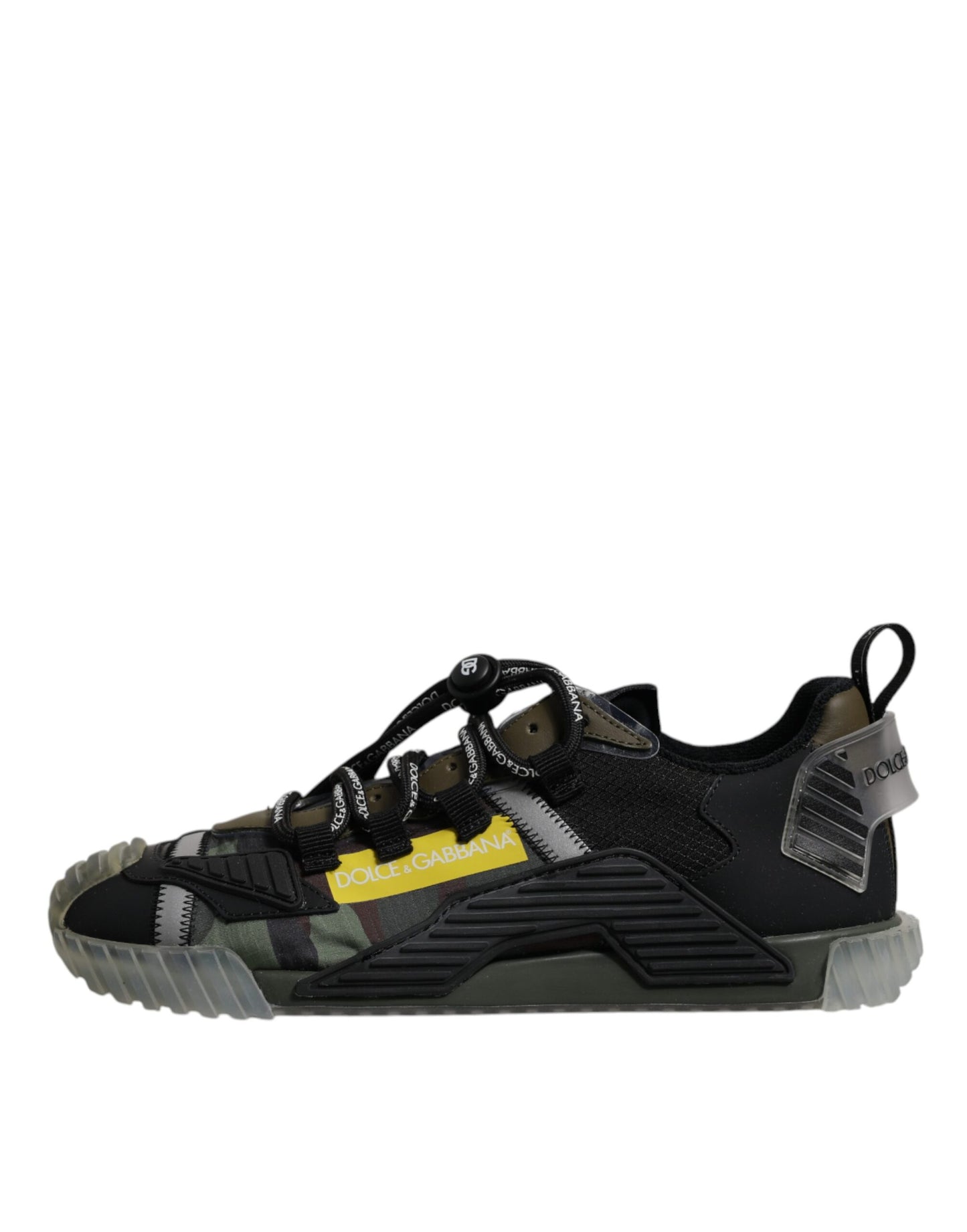 Dolce &amp; Gabbana Black Green Camo NS1 Ниски маратонки