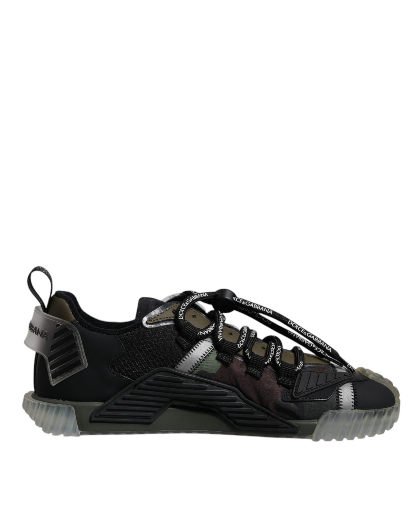 Dolce &amp; Gabbana Black Green Camo NS1 Ниски маратонки