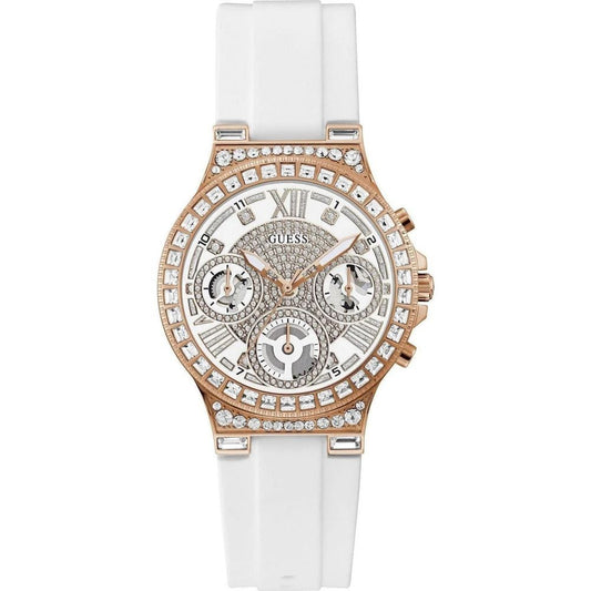 Бял силиконов часовник Guess