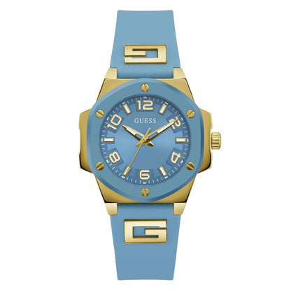Син силиконов часовник Guess