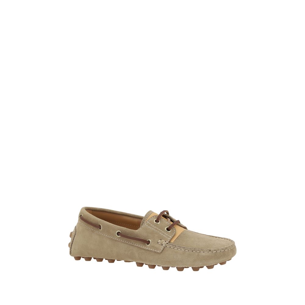 Мокасини от велурена кожа Tod's Gommino
