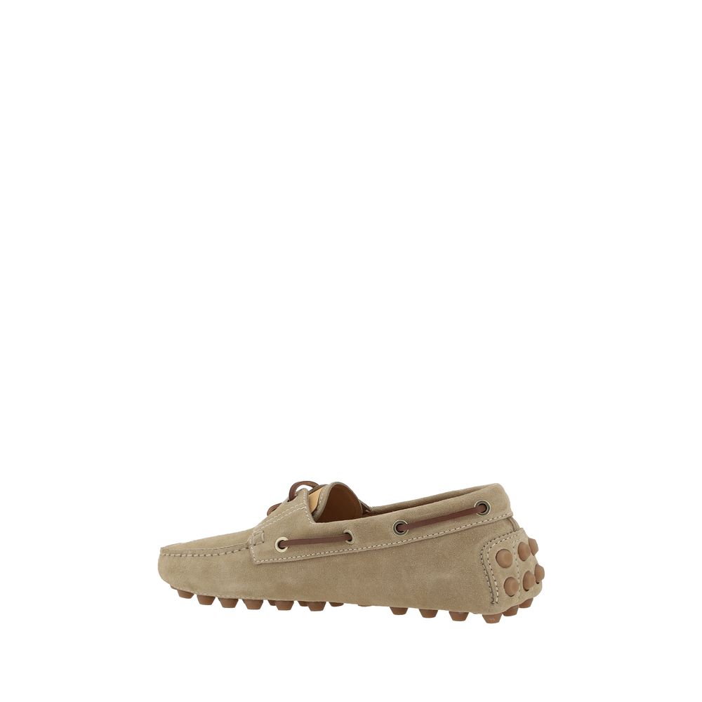 Мокасини от велурена кожа Tod's Gommino