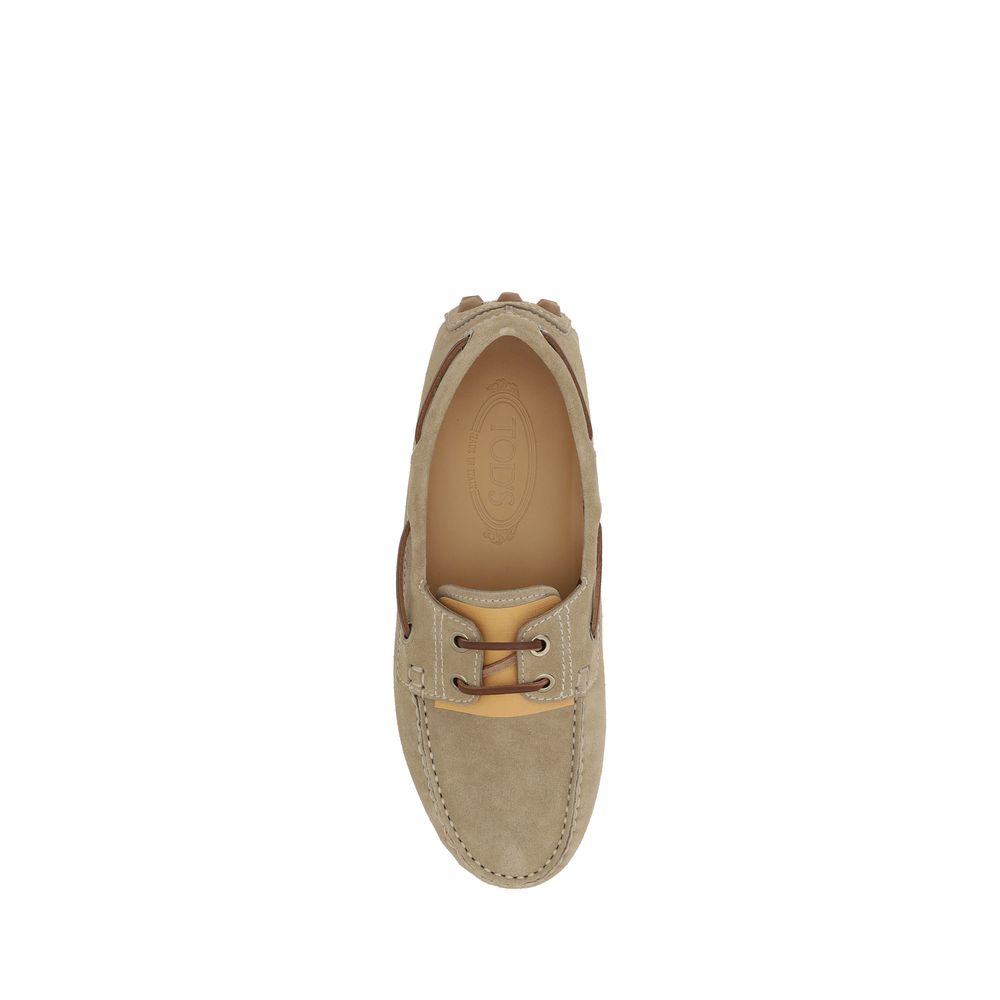 Мокасини от велурена кожа Tod's Gommino