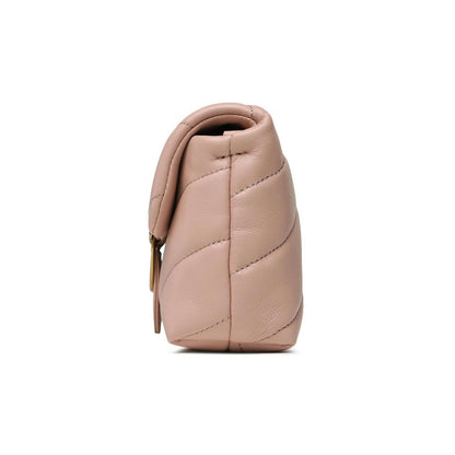 Розова кожена чанта PINKO
