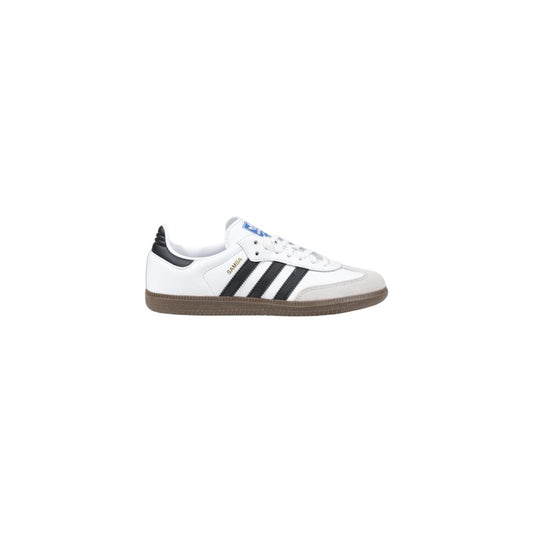 Черно-бели кожени маратонки Adidas