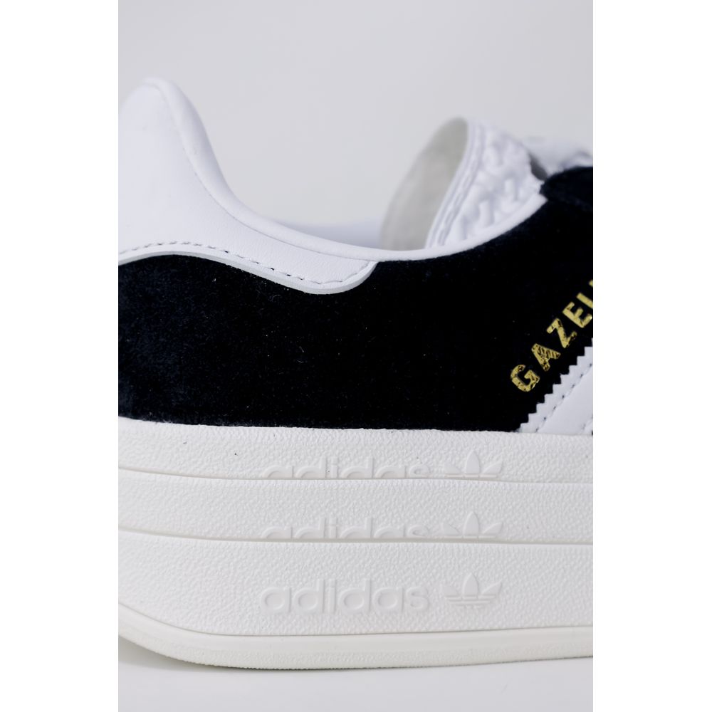 Черни кожени маратонки Adidas