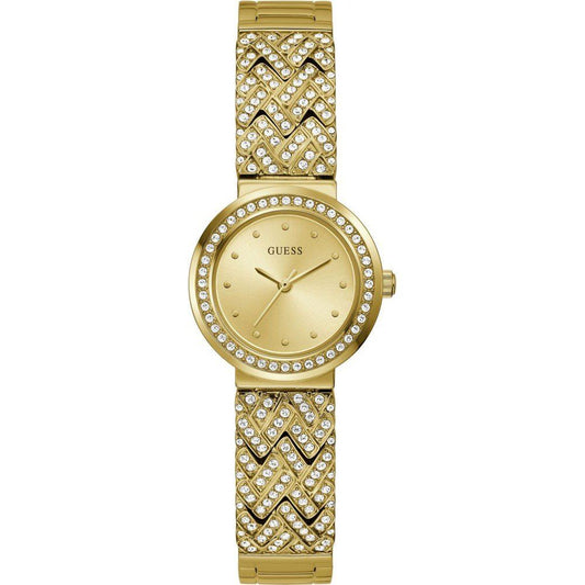 Златен часовник Guess от неръждаема стомана