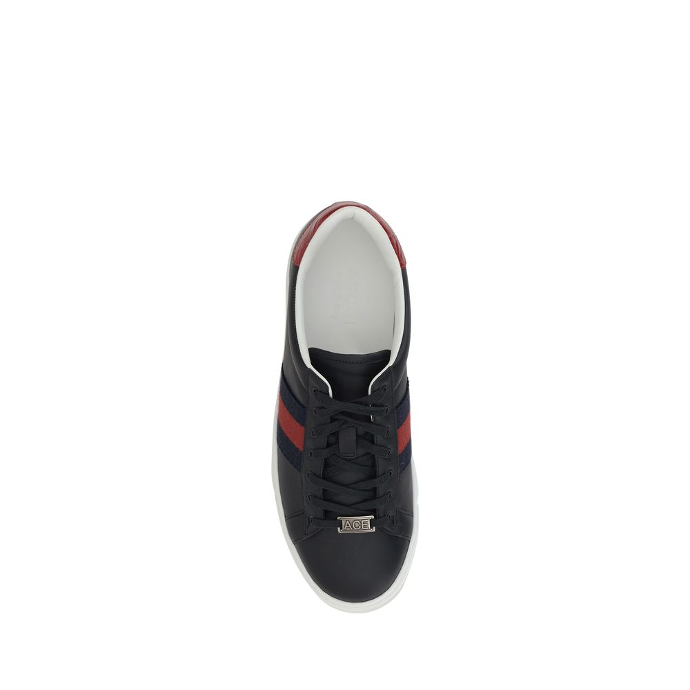 Кожени маратонки Gucci
