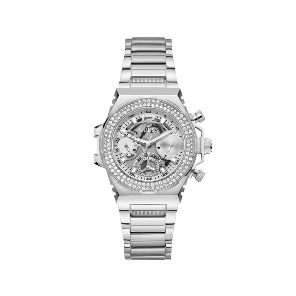 Guess Сив часовник от неръждаема стомана
