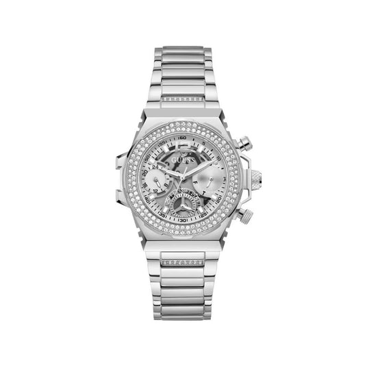 Guess Сив часовник от неръждаема стомана