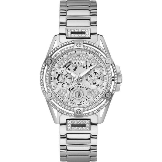 Guess Сив часовник от неръждаема стомана