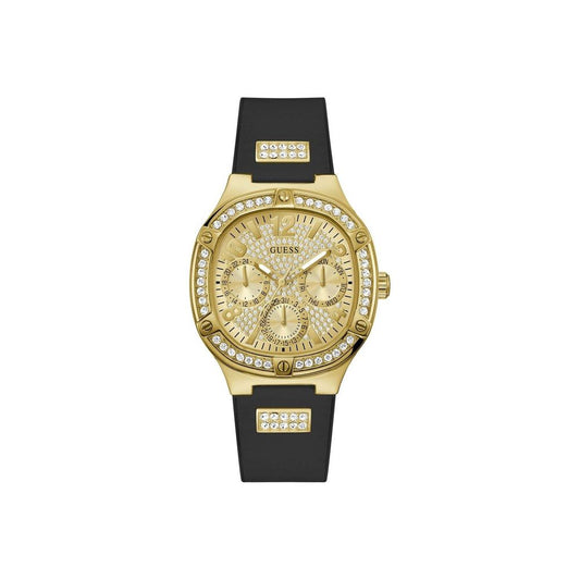 Черен силиконов часовник Guess