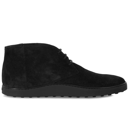 Черни мъжки обувки дерби от телешка кожа Tod's