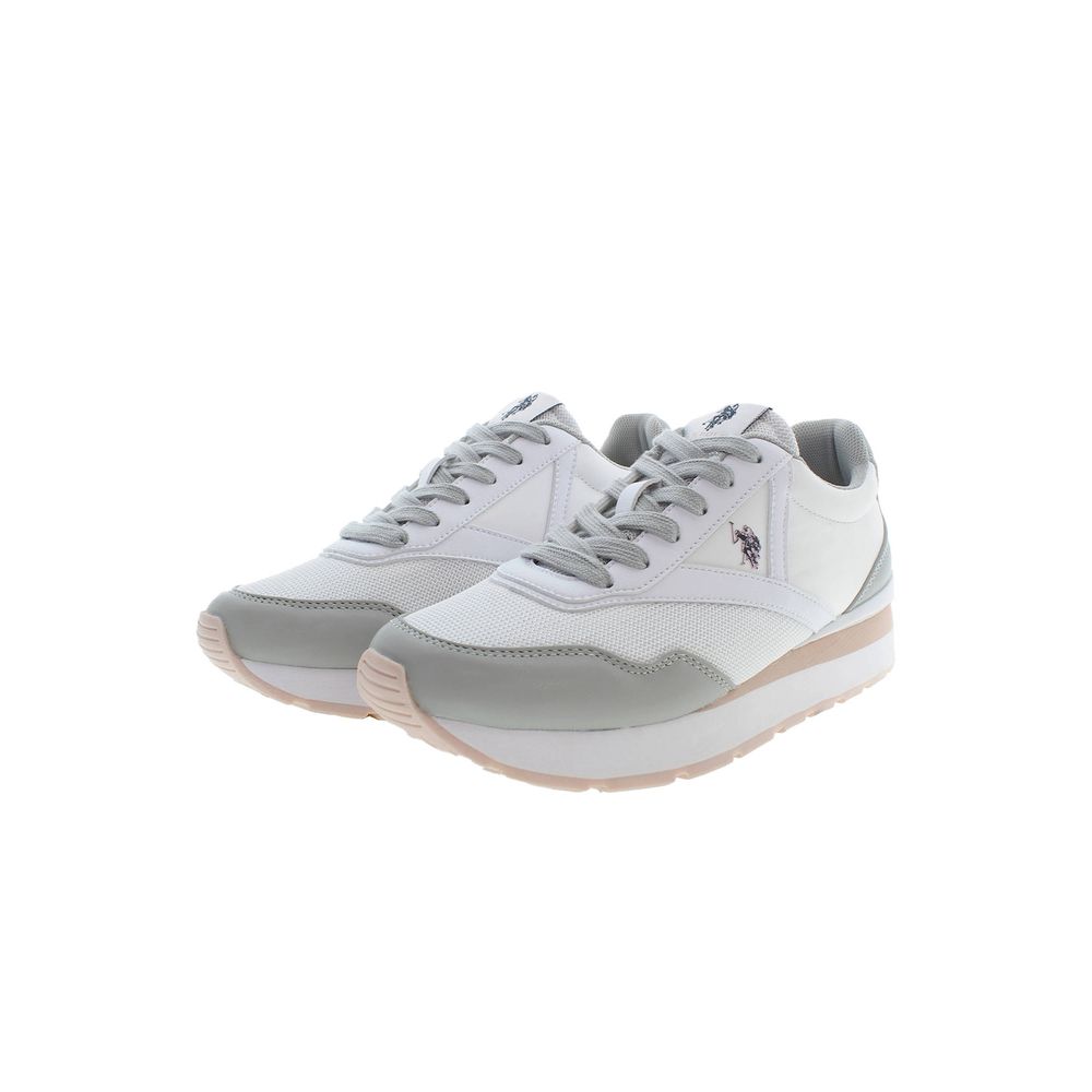 US POLO ASSN. Weiße Polyester Damen Sneaker