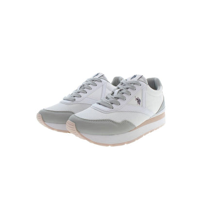 US POLO ASSN. Weiße Polyester Damen Sneaker