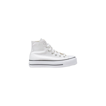 Бели полиестерни маратонки Converse