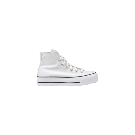 Бели полиестерни маратонки Converse