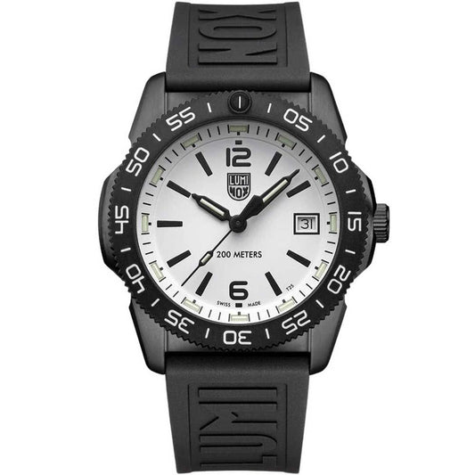 Черен гумен часовник Luminox