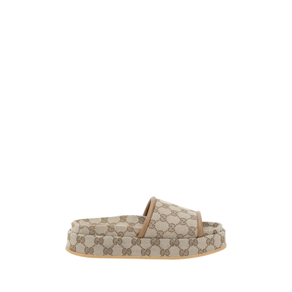 Сандали с платформа Gucci модел GG