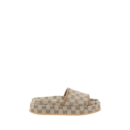 Сандали с платформа Gucci модел GG