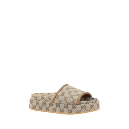 Сандали с платформа Gucci модел GG