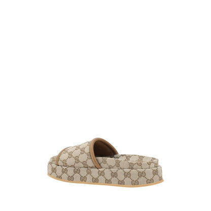 Сандали с платформа Gucci модел GG