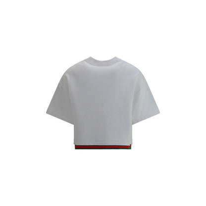 Памучна изрязана тениска Gucci