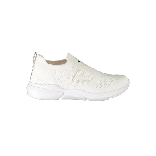Sneaker aus Polyester in Gasweiß