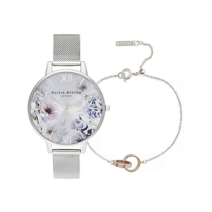 Часовник Olivia Burton Grey от неръждаема стомана