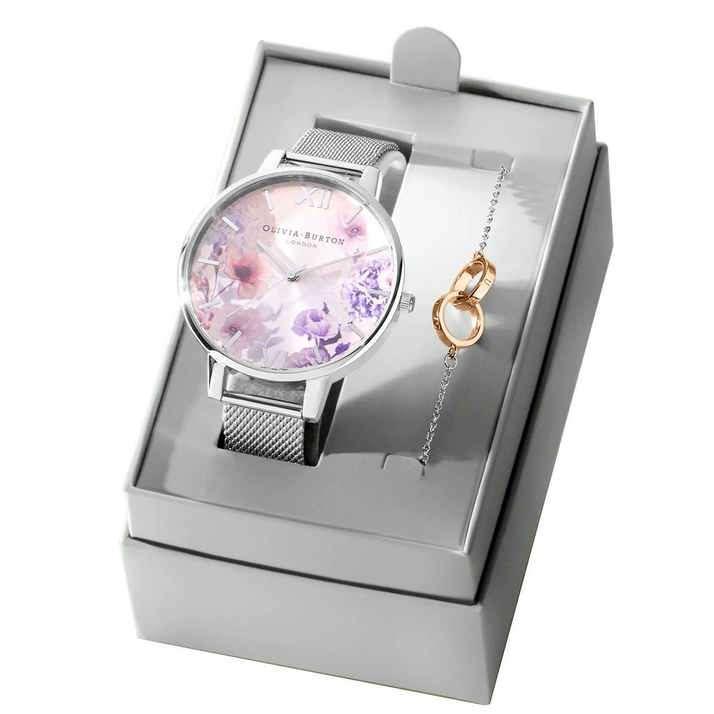 Часовник Olivia Burton Grey от неръждаема стомана