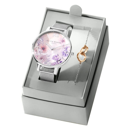 Часовник Olivia Burton Grey от неръждаема стомана