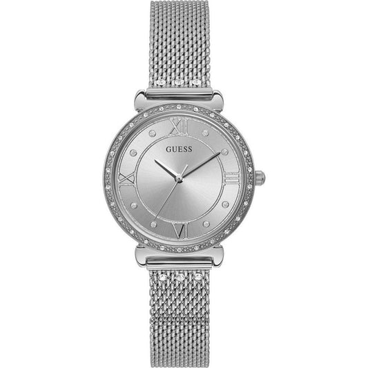 Guess Сив часовник от неръждаема стомана