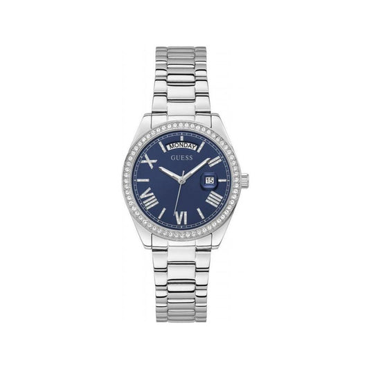 Guess Сив часовник от неръждаема стомана
