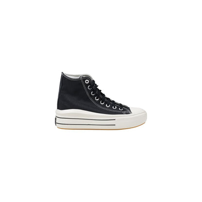 Черни кожени маратонки Converse