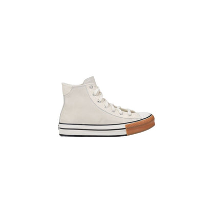 Кремави кожени маратонки Converse