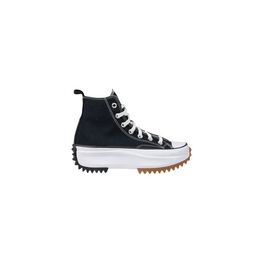Черно-бели маратонки Converse от плат