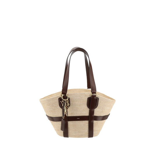 Чанта през рамо Chloé Kerala 25 рафия