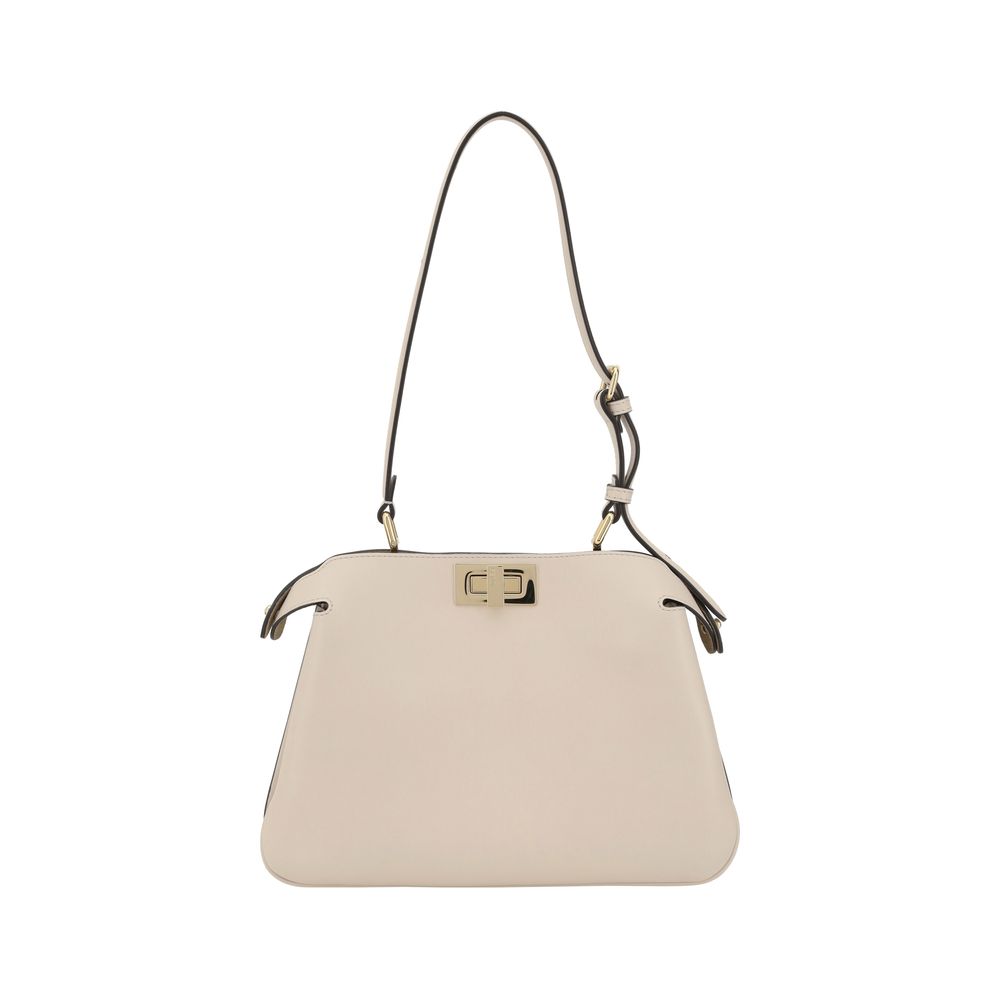 Кожена чанта Fendi Peekaboo