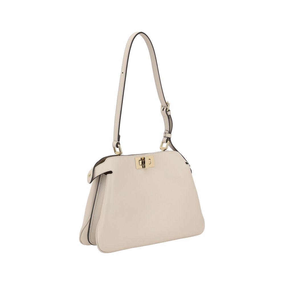 Кожена чанта Fendi Peekaboo
