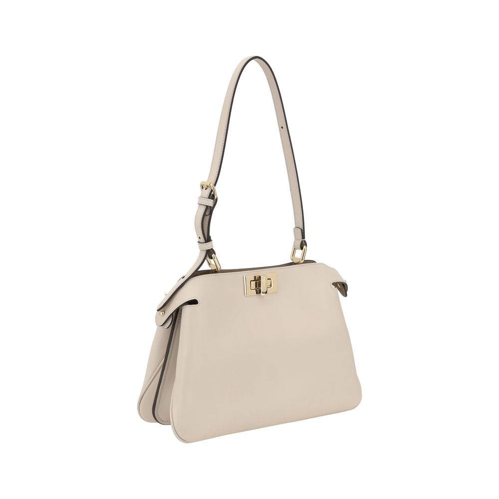 Кожена чанта Fendi Peekaboo