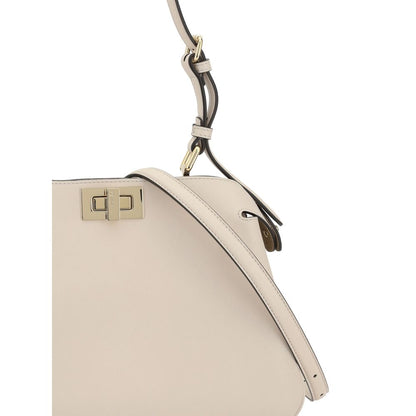 Кожена чанта Fendi Peekaboo