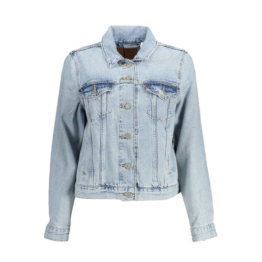 Светло синьо памучно дамско яке Levi's