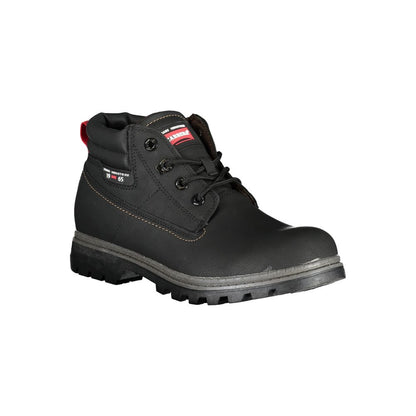 Carrera – Elegante schwarze Schnürstiefel mit Kontrastdetails