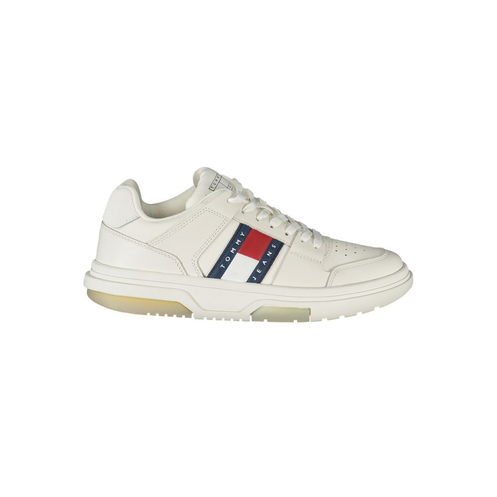 Дамски маратонки от бяла кожа Tommy Hilfiger