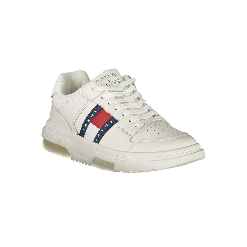 Дамски маратонки от бяла кожа Tommy Hilfiger