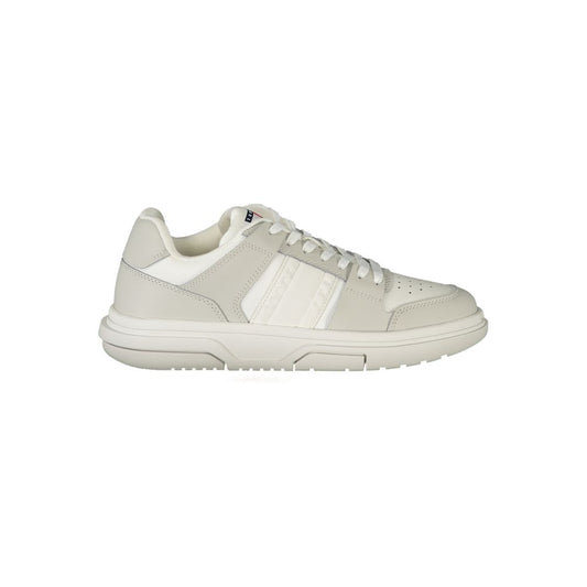 Tommy Hilfiger – Weiße Polyester-Sneaker