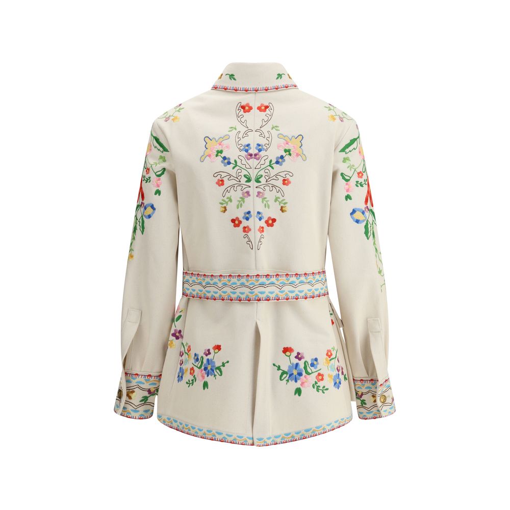 Valentino Embroidered Denim Jacket