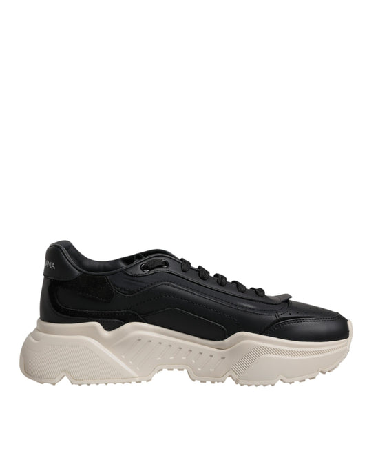 Dolce & Gabbana Black White Daymaster Low Top Sneakers Shoes