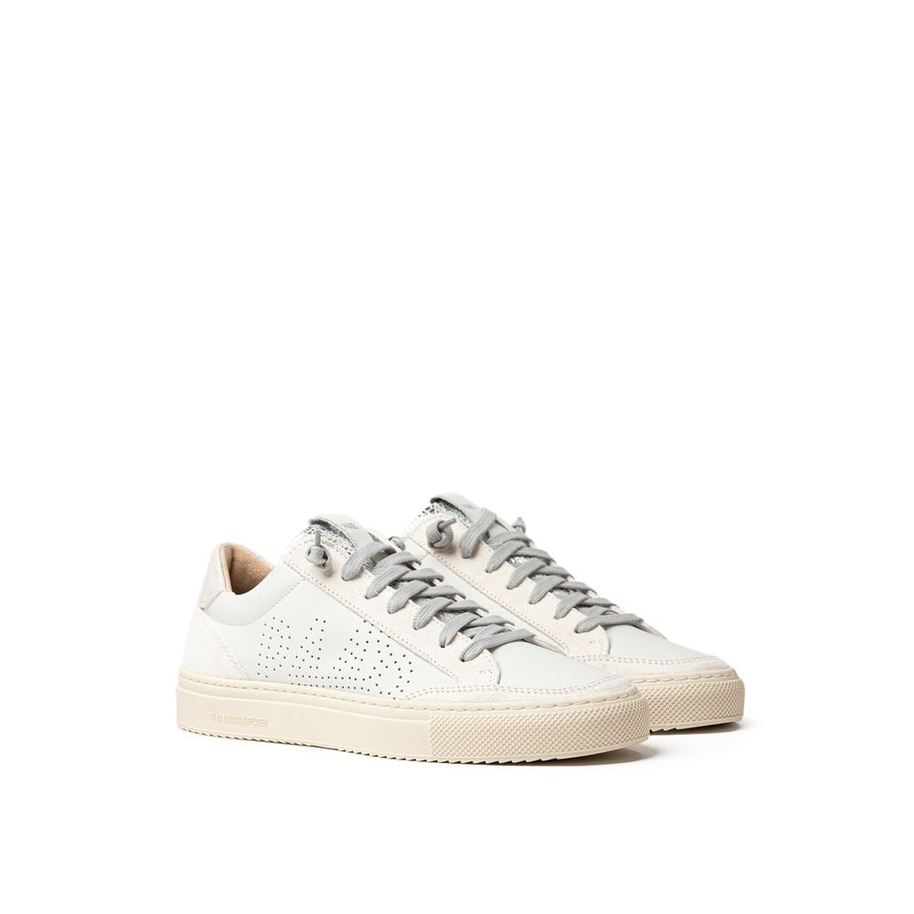 Sneaker P448 aus weißem Leder