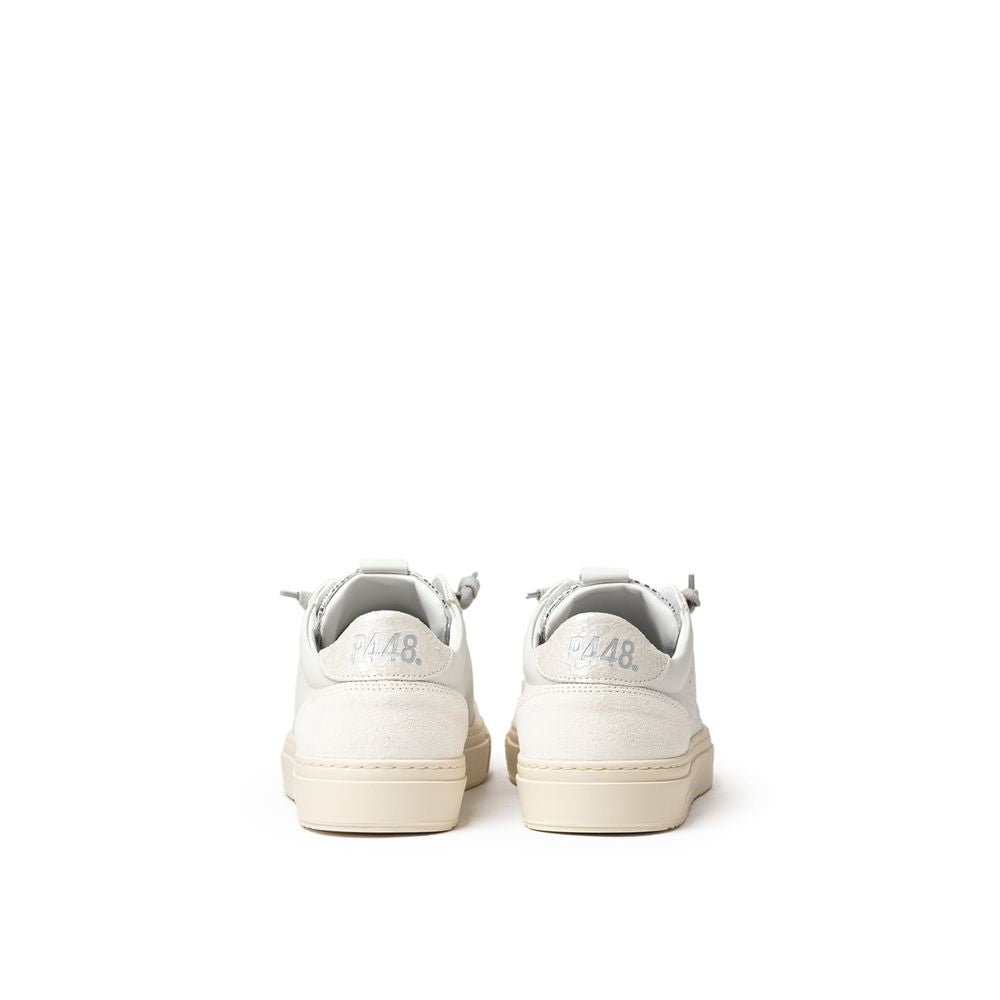 Sneaker P448 aus weißem Leder